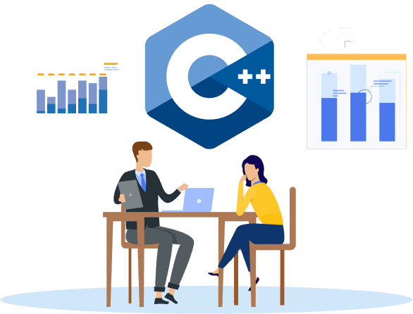 A tech professional providing consultation on C++ development services