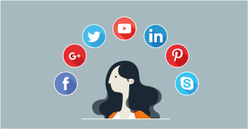 A person's digital presence across multiple social media platforms