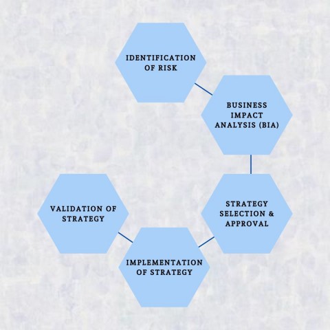 Critical steps for preparing a Business Continuity Plan (BCP lifecycle)